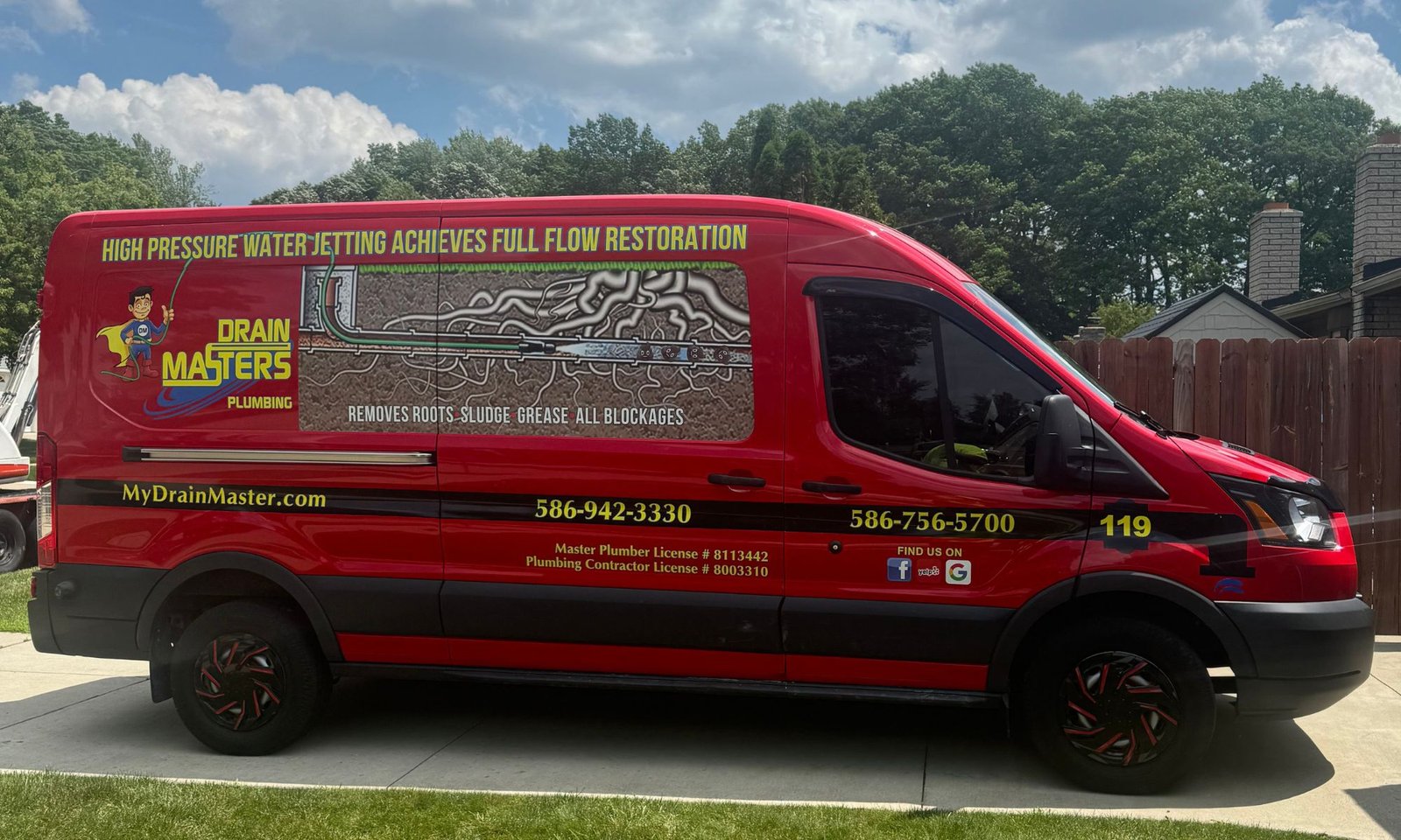 Floor Breaks With Drain Master